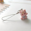 Fluffy 3D Animal Resin Keychain – Alpaca, Elk, Capybara & Goose Cute Bag Charm