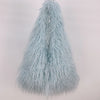 Women's Faux Fur Plush Drawstring Bucket Bag - Y2K Furry Shoulder & Crossbody Tote, 30 x 25 x 52 cm (11.8 x 9.8 x 20.5 in)