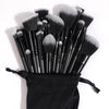 30-Piece Professional Makeup Brush Set with Bag — Foundation, Concealer, Eyeshadow, Powder & Blending Brushes