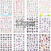 12-Pack Cartoon Stitch Angel Nail Stickers Kawaii Nail Art Decals for Kids Manicure