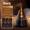 NEWSTYLE Simulated Flame Aroma Diffuser – Bonfire LED Ultrasonic Cool Mist Humidifier & Essential Oil Diffuser, 280ml (9.5 fl oz) with Remote