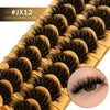 3D Faux Mink Wispy Cat-Eye False Eyelashes – 10 Pairs, Layered Natural-Look Lashes (15–20 mm / 0.59–0.79 in)