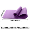 10mm Thick Non-Slip PVC Yoga Mat – Exercise, Pilates & Fitness Mat