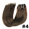 Seamless Clip-In Human Hair Extensions 8-Piece 120g Brazilian Remy Straight 16-26 in (41-66 cm)
