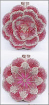 Floral Rhinestone Minaudiere Evening Clutch Rose Crystal Bridal Wedding Party Bag