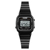 SKMEI Luxury Small Dial Digital Women's Watch Waterproof Sport Casual Ladies Calendar Wristwatch