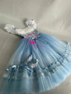 Giselle Long Romantic Ballet Dress – Custom Tulle Tutu for Women & Girls, Royal Blue Gradient
