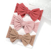 3-Pack Baby Girl Headband Set – Knitted Bow Knot Turban Hairbands for Newborns & Toddlers