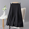 Plus Size Women's A-Line Skirt Summer Casual Mid-Calf Umbrella Skirt