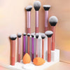 12-Piece Makeup Brush Set Soft Synthetic Brushes for Foundation Blush Eyeshadow Cosmetic Tools