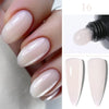 15ml (0.5 fl oz) Quick Extension Gel Nail Polish Nude Milk White Builder Hard Gel Varnish UV/LED