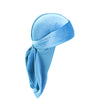 Unisex Velvet Longtail Pirate Hat Durag Bandana Headwrap - Breathable Soft Velvet - 46 x 105 cm (18.1 x 41.3 in) - 17 Colors