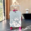 Aluminum Frame Rolling Luggage with Wide Handle, 360-Degree Silent Colorful Spinner Wheels and TSA Lock — 20/24/26/28 Inch (35–77 cm) Trolley Suitcase