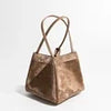 Personalized Faux Suede Bucket Bag for Women – Custom Letter Shoulder Tote, Luxury Party Handbag