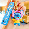 Lilo & Stitch Silicone Keychain Pendant - Cartoon Key Ring for Car, Phone & Bag (4–6 cm / 1.6–2.4 in)