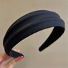 Wide Satin Headband for Women - High-Profile Fashion Hairband for Party & Everyday Wear