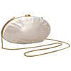 Luxury Shell Shape Minaudiere Clutch for Women - Evening Wedding Party Crossbody Shoulder Bag