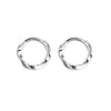 Minimalist Gold-Plated Circle Hoop Earrings for Women — Classic Geometric Fashion Jewelry