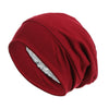 Satin-Lined Turban Sleep Cap & Hijab Inner Bonnet - Soft Knit Beanie Headscarf for Hair Loss