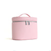 Large Capacity PU Leather Makeup Case with Internal Organizer - Personalized Travel Cosmetic Bag
