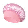 Rhinestone Wide Band Satin Sleep Bonnet - Hair Care Turban Headwrap Shower & Makeup Cap