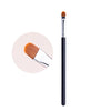 Ultrathin Eyebrow Makeup Brush - Precision Synthetic Hair Brow Brush with Wood Handle