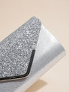 Women's Sequin Envelope Clutch - Prom & Evening Chain Shoulder Crossbody Bag