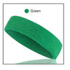 Towel Sweatband Headband - High-Elastic Thick Sweat-Absorbing Sports Headband for Running & Cycling, One Size Fits Most