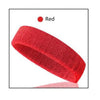 Towel Sweatband Headband - High-Elastic Thick Sweat-Absorbing Sports Headband for Running & Cycling, One Size Fits Most