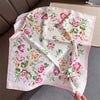 Polyester Satin-Look Square Scarf 70 x 70 cm (27.6 x 27.6 in), Cat Print Headscarf, Neck Wrap, Bandana for Women