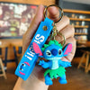 Lilo & Stitch Silicone Keychain Pendant - Cartoon Key Ring for Car, Phone & Bag (4–6 cm / 1.6–2.4 in)