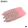 Ariel Water Wave Twist Crochet Braids – Ombre Synthetic Deep Wave Hair Extensions, 22 Inch (55 cm)