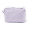 Personalized Seersucker Makeup Bag - Embroidered Cosmetic Pouch, Custom Toiletry Bag for Bridesmaids & Travel