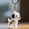 Dog Hair Storage Keychain Pendant Cute Resin Dog Fur Keeper Bag Charm for Car Keys, Couples & Gifts