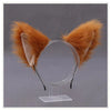 Lolita Plush Cat & Fox Ear Headband for Cosplay Anime Halloween Hair Hoop Headwear