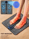 EMS Foot Massager – Fully Automatic Pulse Foot Therapy Pad, Meridian Pressing Foot Massage Machine