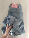 Women Wide-Leg Baggy Denim Jeans – Vintage Y2K Low-Rise Punk Streetwear Loose Full-Length