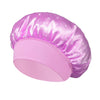 Rhinestone Wide Band Satin Sleep Bonnet - Hair Care Turban Headwrap Shower & Makeup Cap