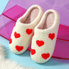 Women's Soft Sole Winter Home Slippers - Warm Cotton Slip-On with Anti-Slip TPR Outsole