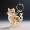 Dog Hair Storage Keychain Pendant Cute Resin Dog Fur Keeper Bag Charm for Car Keys, Couples & Gifts