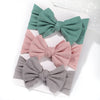 3-Pack Baby Girl Headband Set – Knitted Bow Knot Turban Hairbands for Newborns & Toddlers