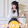 Kawaii Jirai Kei Lolita Y2K Peter Pan Collar Blouse Long Sleeve Cute Japanese-Style Aesthetic Top