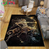 3D Mythical Beast Printed Area Rug Anti-Slip Polyester Carpet for Living Room, Kids Bedroom & Yoga Mat — Multiple Sizes (23.6×15.7–90.5×63 in / 60×40–230×160 cm)