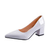 Women's Pointed Toe Platform Pumps – Korean Style Thin Heel Office Heels