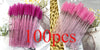 100-Pack Disposable Eyelash Brushes Spoolie Mascara Wands for Lash Extensions & Makeup