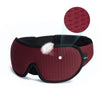 3D Contoured Memory Foam Sleep Mask – Light-Blocking Eye Shade with Adjustable Strap for Travel, Migraine & Insomnia