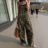 ZANZEA Leopard Print Wide Leg Jumpsuit with Pockets – Casual Loose Summer Streetwear