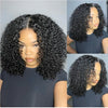 Glueless 6x5 HD Lace Kinky Curly Wig — 100% Remy Human Hair, Pre-Plucked, Ready-to-Wear, Ombre Brown & Ginger Highlights