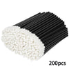 Disposable Lip Wands Applicators 100/200/300-Pack - Lipstick, Gloss & Mascara Brushes for Eyelash Extensions
