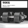 Adjustable Iron Dumbbells — 5–50 kg (11–110 lb) Each, Up to 100 kg Pair | Fast-Adjust Strength Training